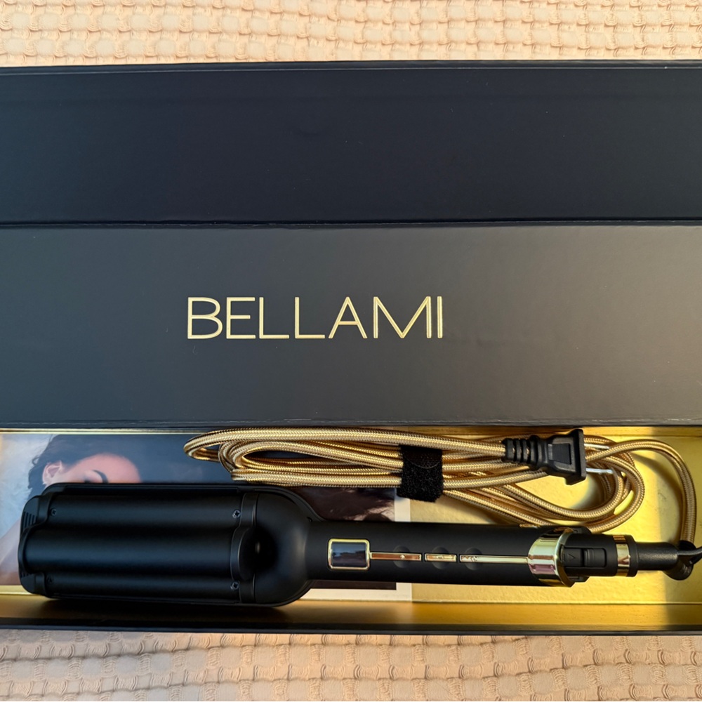 BELLAMI Black and Gold Hair Styling Tool
